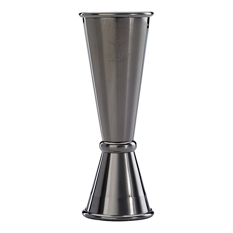 Barfly Japanese Style Jigger, 1 oz x 2 oz, Gun Metal Black - Image 1